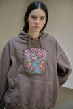 Village Flower Pigment Hoodie