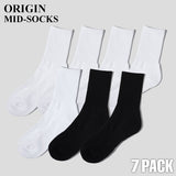 [7PACK] Original Cushion Middle Socks