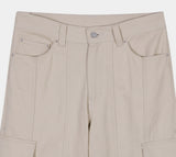 HEM BUTTON UTILITY CARGO PANTS