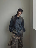 Urban Big Pocket Washing Denim Jacket