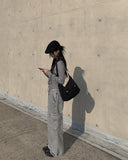 Sori Cargo Wide Denim Pants