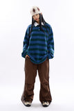Moab over stripe collar T-shirt