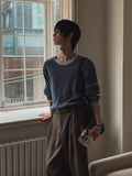 Rubins Layered Crop Knit