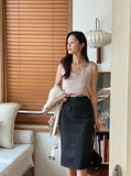 Cilia Pocket H-Line Skirt