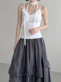Illif Ruffle Scarf Sleeveless