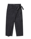 Asymmetrical Long Skirt Denim Pants