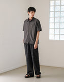 Minimal Crop Check Short Sleeve Shirt