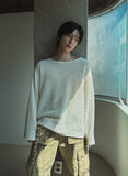 Ronnie Boatneck Waffle Knit