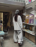 Lost printing loose fit long sleeves