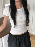 [MADE] Ahen Basic Slim Short Sleeve T-shirt