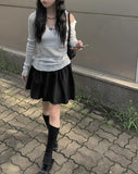 Pikyu Black Ball Choker Necklace