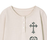 LEGACY Henley Neck Long Sleeve T-shirt