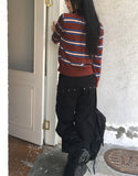 [Wool 20] Rican Stripe Wool Round Knitwear