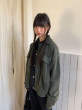 [unisex] Dilkari Washing Collar Knit Jacket Cardigan