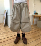 [unisex] Tenpy String Cargo Parachute Bermuda Pants