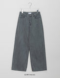 Setomo washed wide cotton pants