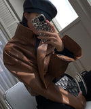 must leather beret