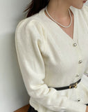 Sophia Flare Pearl Knit Cardigan