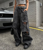 Rio camo damage back pocket balloon pants