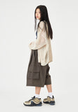 Kant cargo nylon capri pants