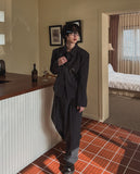 Leberry wide two tuck slacks