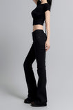 Marker Patch Bootcut Pants