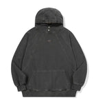 Indie Embroidered Snap Pigment Hoodie