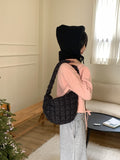Moban Padded Cloud Quilting Shoulder Bag