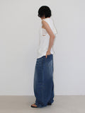 (unisex) 4-BUTTON BALLOON DENIM