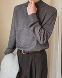 Dayke Cashmere Half-Polar Knit