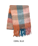 Winter color mix check muffler