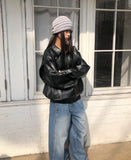 Behile Stripe Shirring Beanie