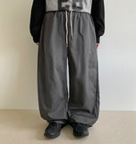 Letto Line Piping Nylon Banding Pants