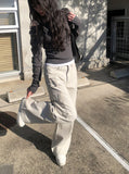 Beto Pocket Cargo Wide Cotton Pants
