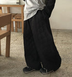 [BAONHAUS] Redilk 2oz Quilting Banding Wide Pants