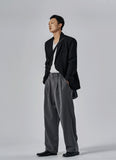 Maison two tuck back banding slacks