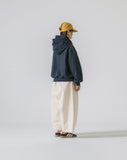 [AG.W] Edge Balloon Crop Double Hoodie