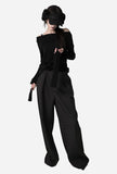 Bay One-Tuck Straight Slacks