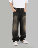 Levett Teen Washing Wide Jeans