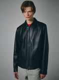 Lambskin Round Cut Single Jacket