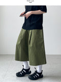 Chicano Pintuck Bermuda Pants