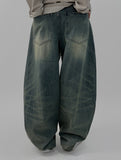 Lowen damage balloon denim