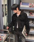 Io Velvet Denim Jacket