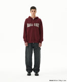 APPLIQUE ZIP UP HOODIE
