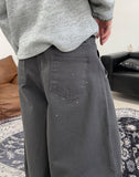 DN Paint Splatter Curved Pants