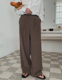 Noel Pintuck Ankle Adjust Slacks