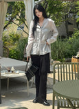 Flow wrap skirt pants