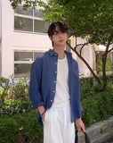 Koi Summer Pocket Linen Shirt