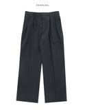 Inder Pintuck Wide Slacks