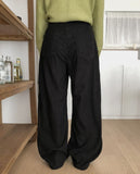 Tmo Corduroy Brushed Wide Straight Pants